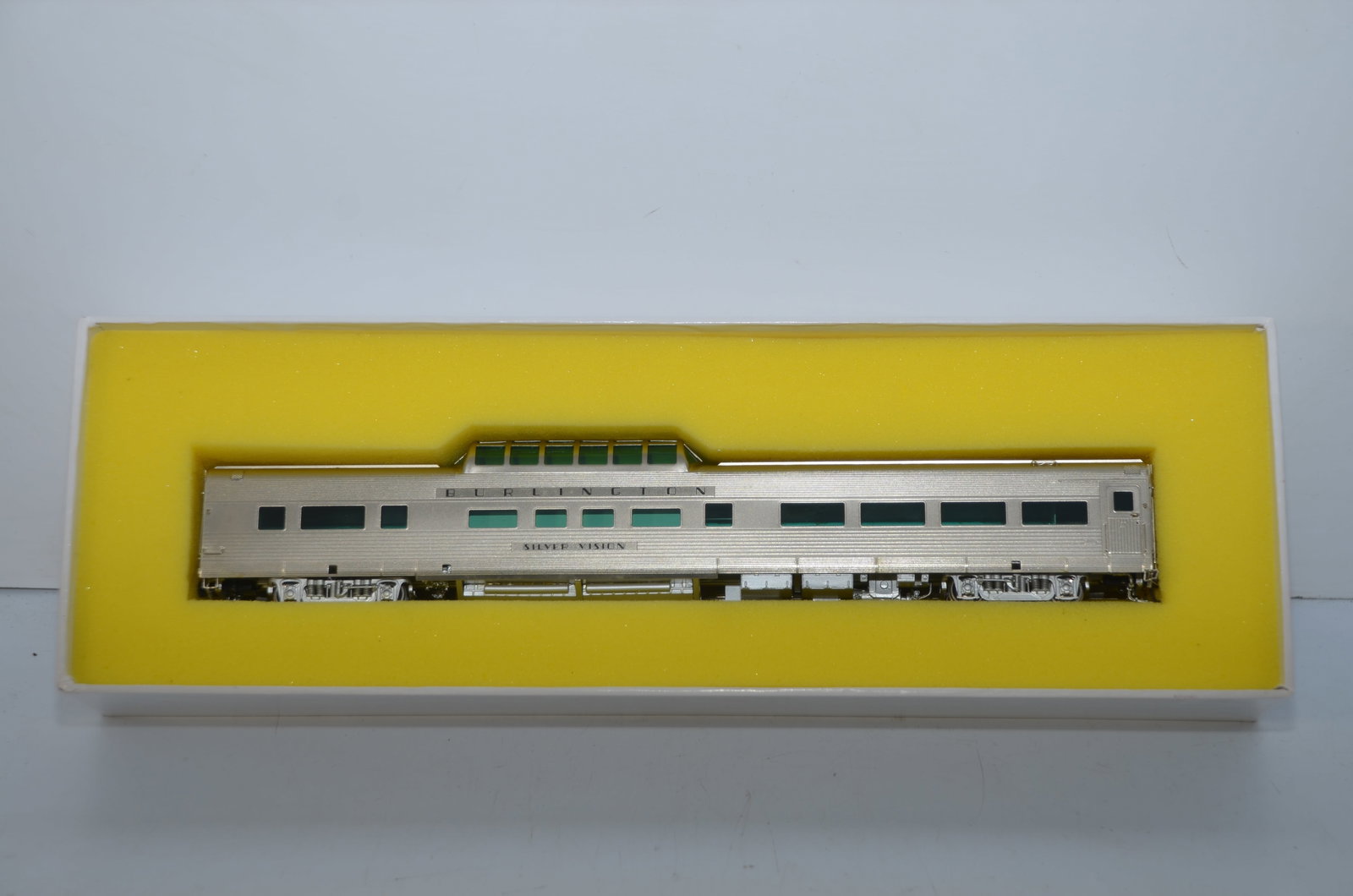 Burlington RR Twin Cities Zephyr Vista Dome Car-Shoreham Shops Brass Ltd (1 of 3)