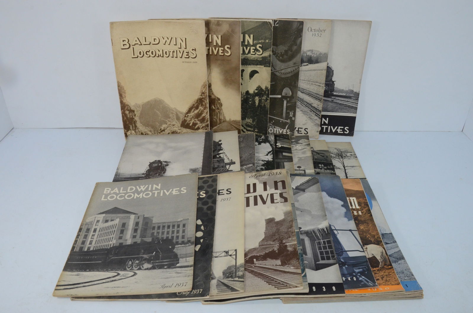 Baldwin Locomotives Magazines 1926 to 1945-30 Different Issues (1 of 7)