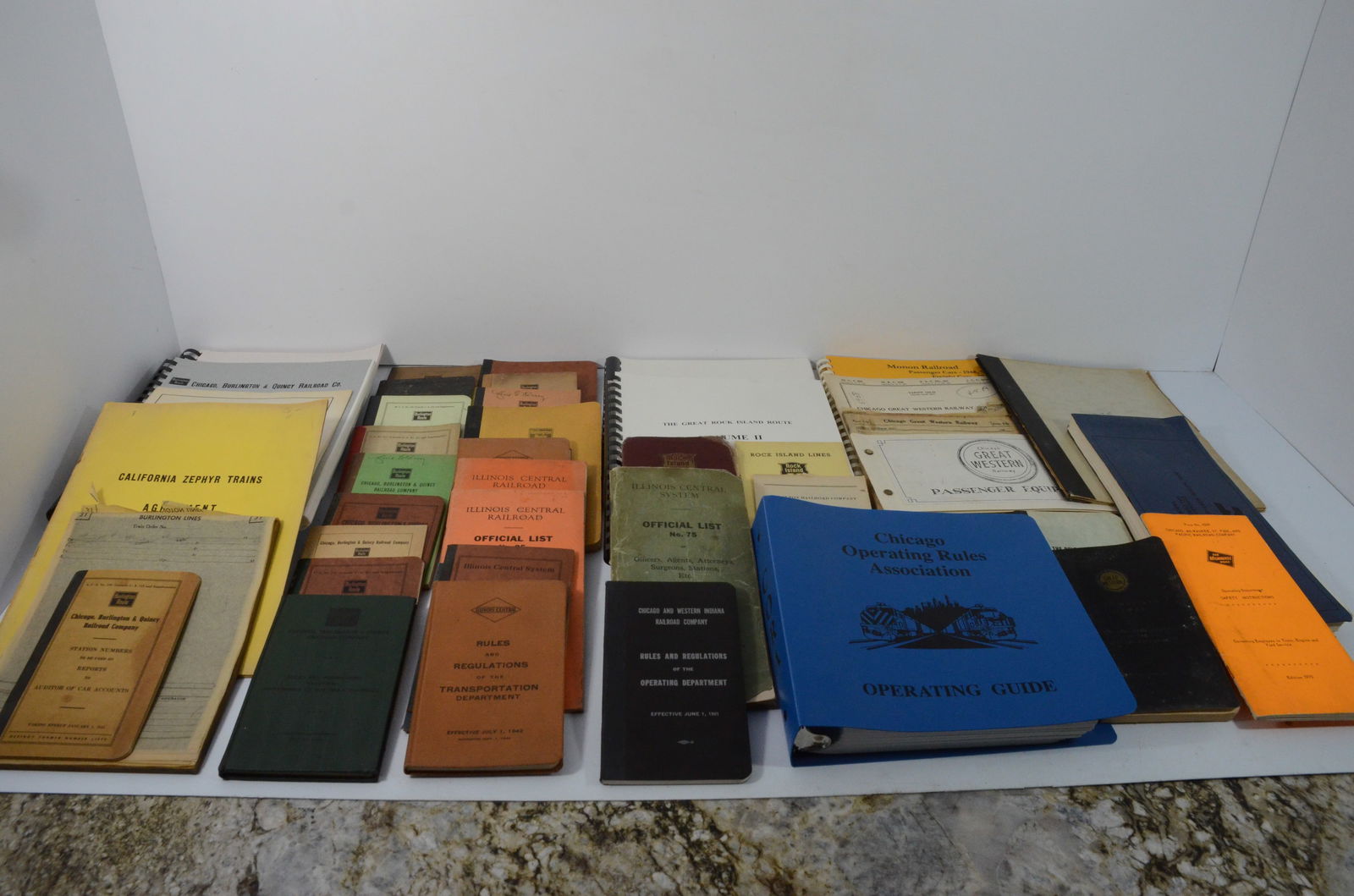 Chicago/Illinois Area Railroad Rule Books and Equipment Books-40 Total (1 of 7)