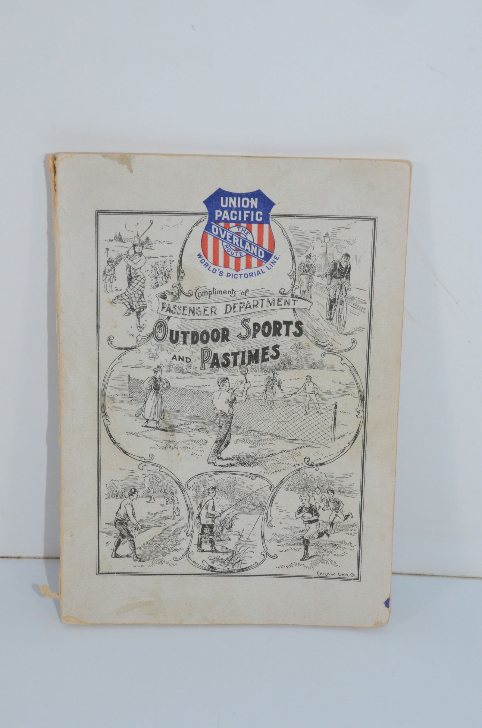 Union Pacific RR 1900 Outdoor Sports and Pastimes Book (1 of 3)
