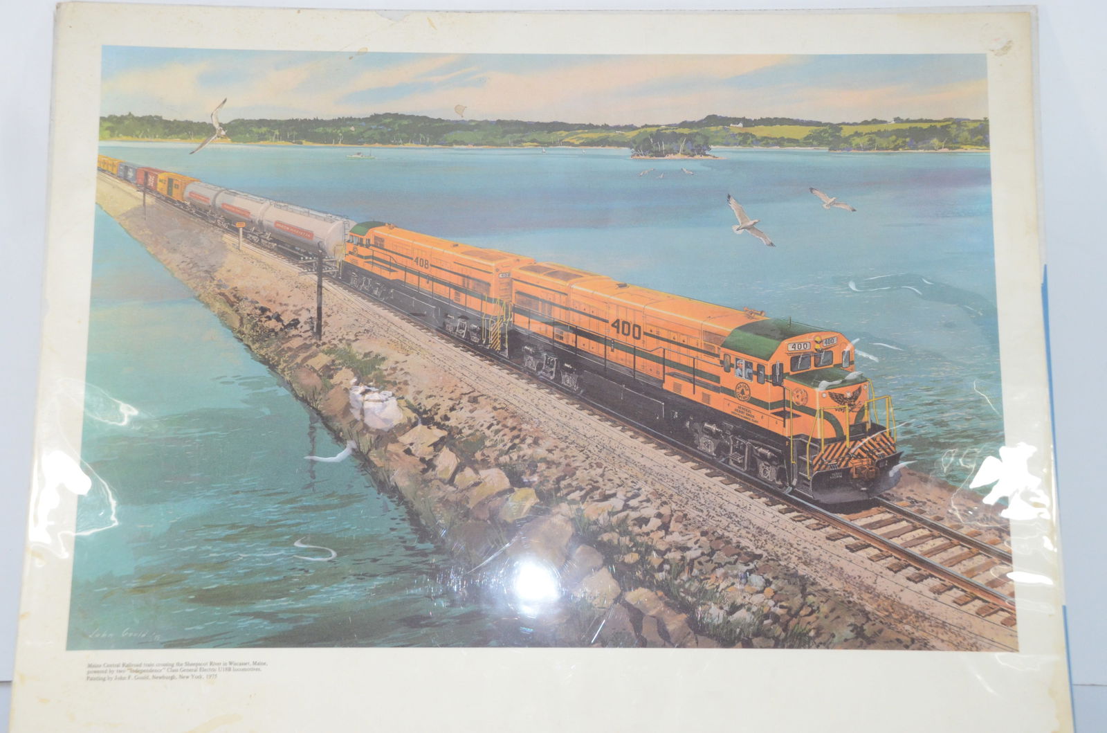 P&LE RR Map, Switzerland Railroad Map, Maine Central Print (1 of 5)