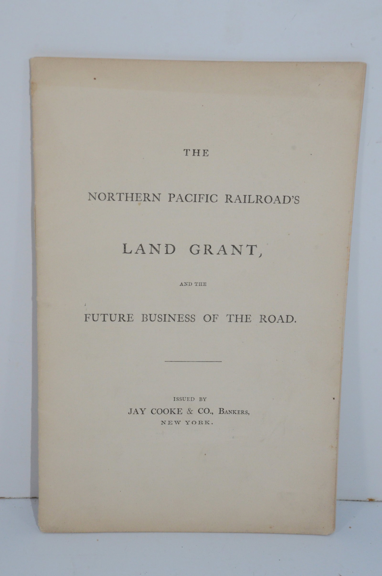 Northern Pacific RR Land Grant and Future Business of the Road-1870 (1 of 2)