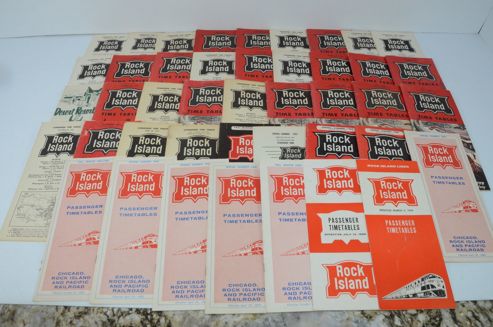 43 Chicago Rock island and Pacific RR Public Timetables 1945-1969 (1 of 1)