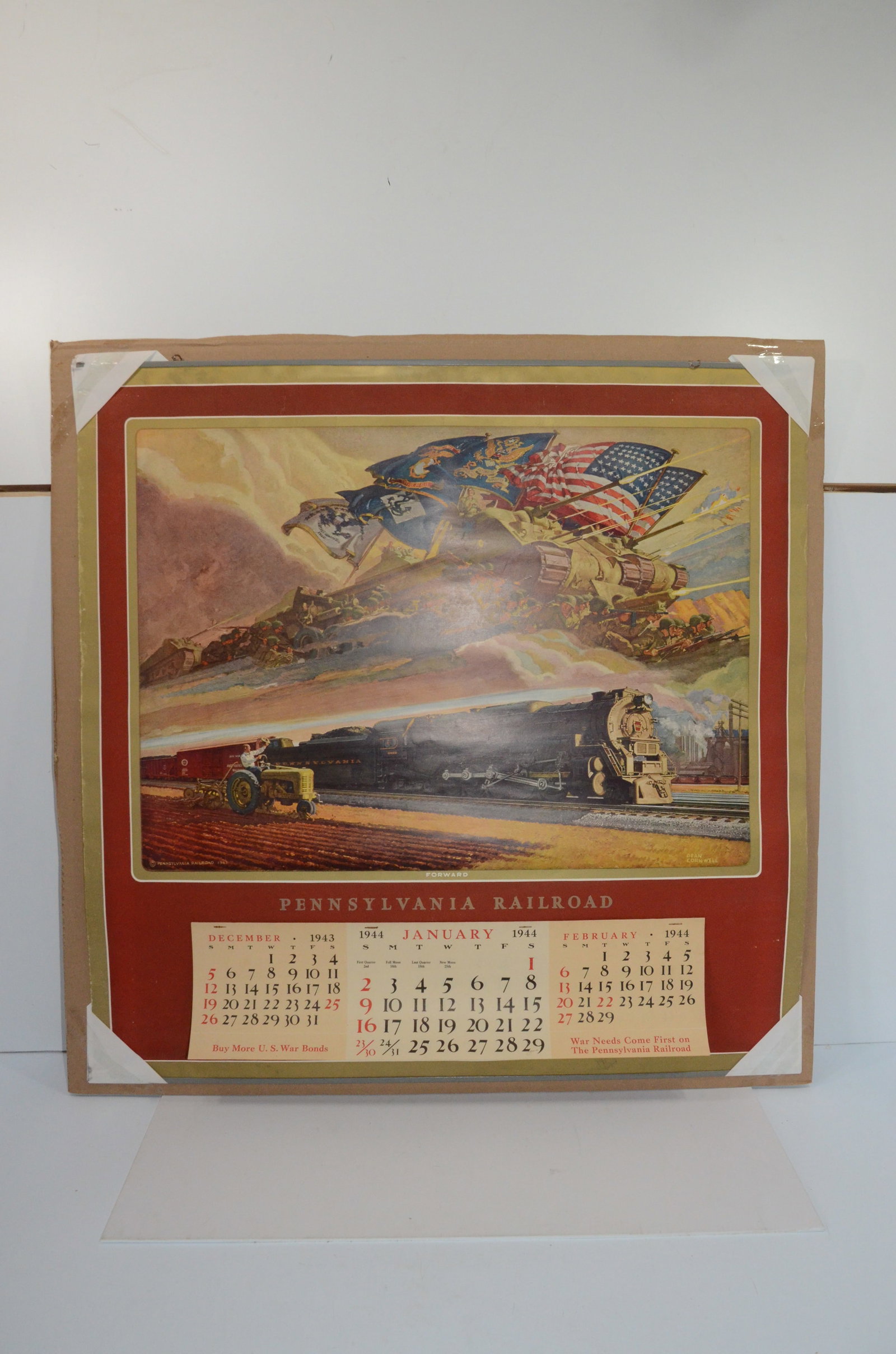 Pennsylvania RR 1944 Calendar (1 of 1)