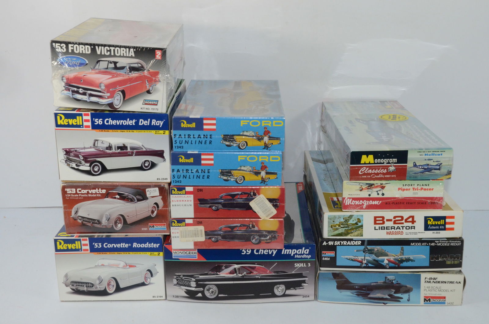 14 Model Car and Model Airplane Kits-New in Box (1 of 4)