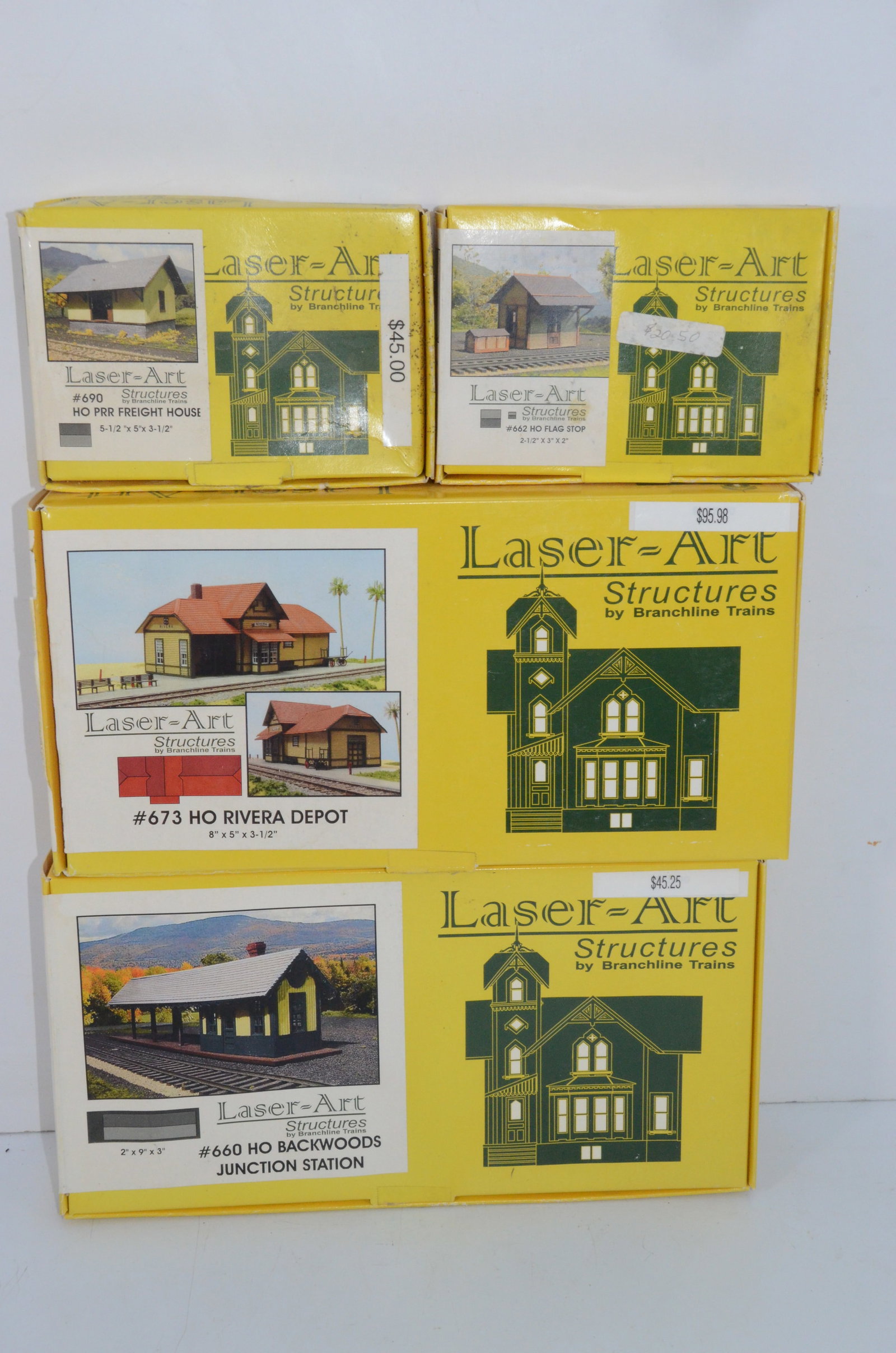 Four Laser-Art Structure Kits-HO Scale (1 of 1)
