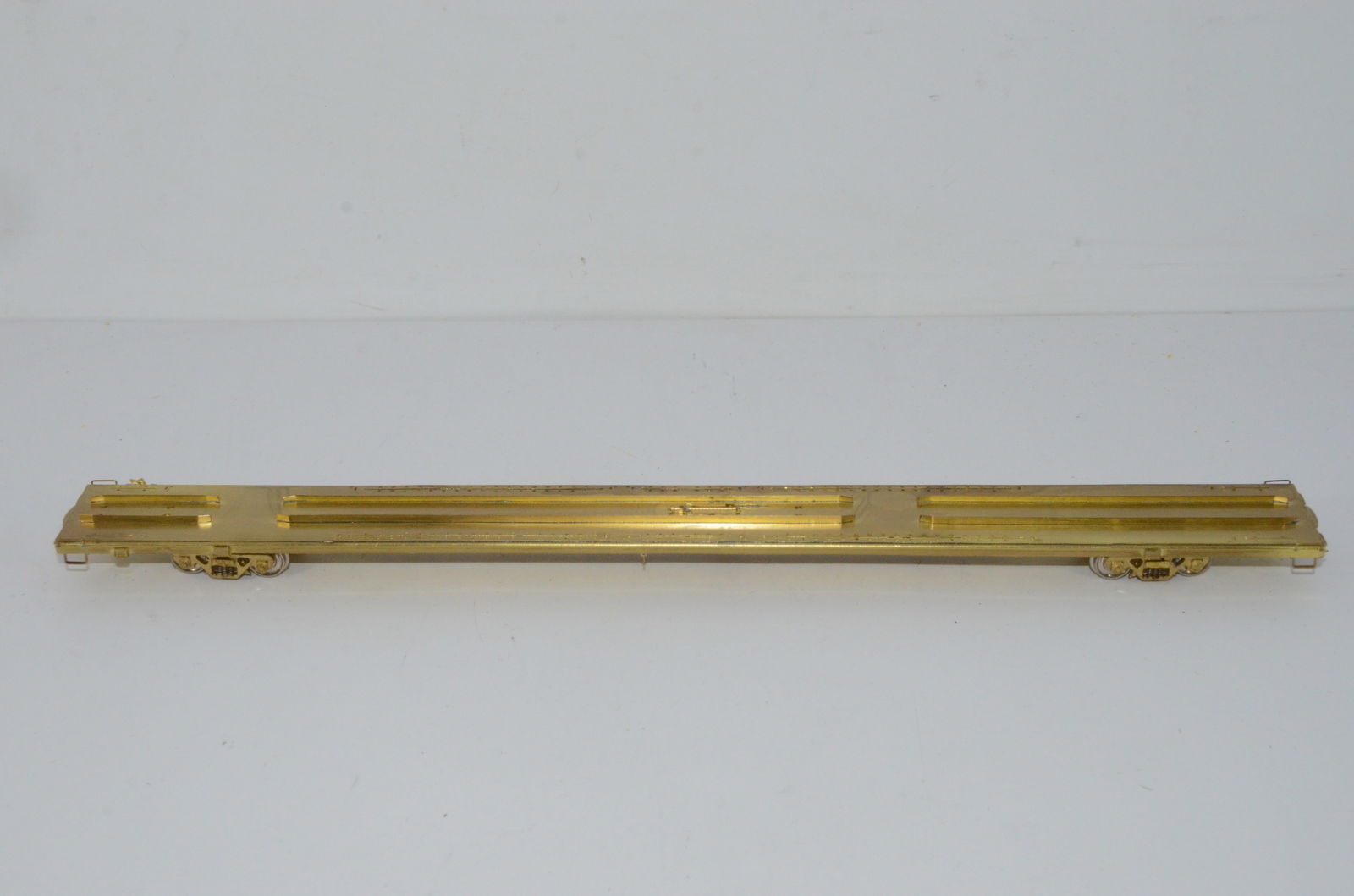 TTWX TOFC Trailer Train 89 Foot Flat Car-Overland Brass Models-HO Scale (1 of 6)