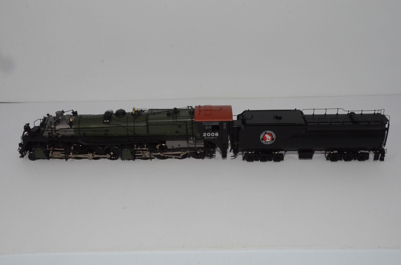 Great Northern Rr 4 8 4 Steam Locomotive Challenger Brass