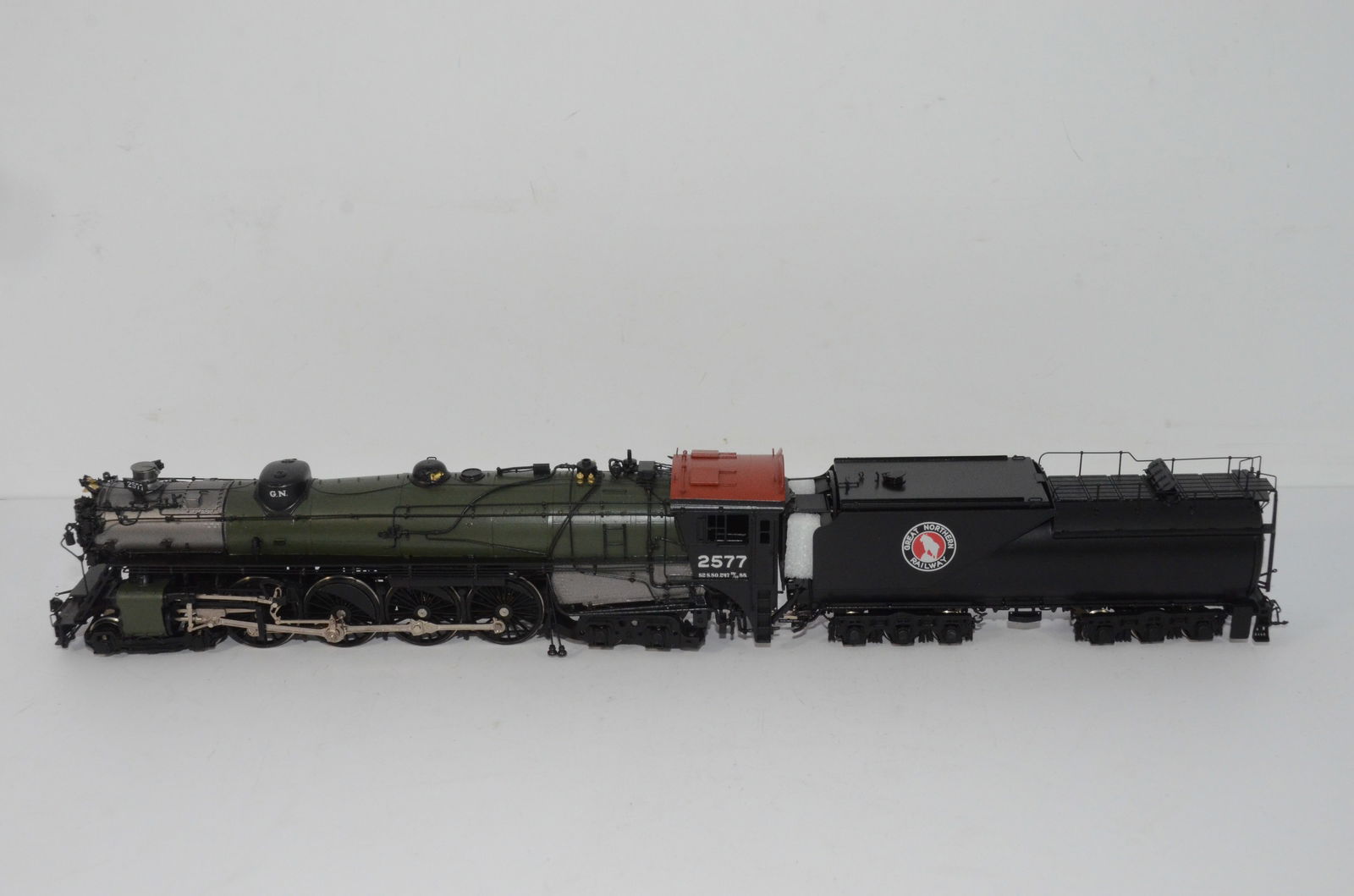 Great Northern Rr 4 8 4 Steam Locomotive Challenger Brass