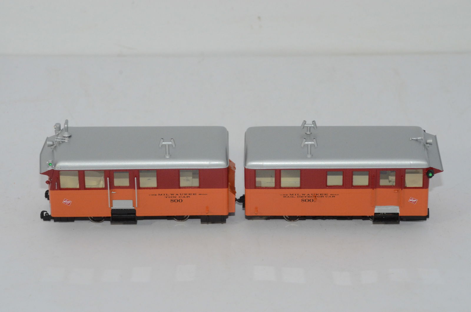 Milwaukee Road RR Magnetic Rail Defect Detector Cars-Overland Brass-HO Scale (1 of 7)