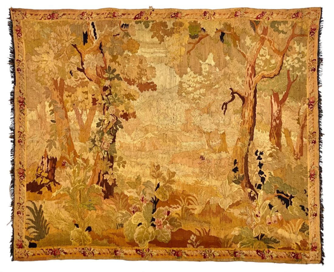 Antique French European Tapestry Late 19th Century (1 of 10)
