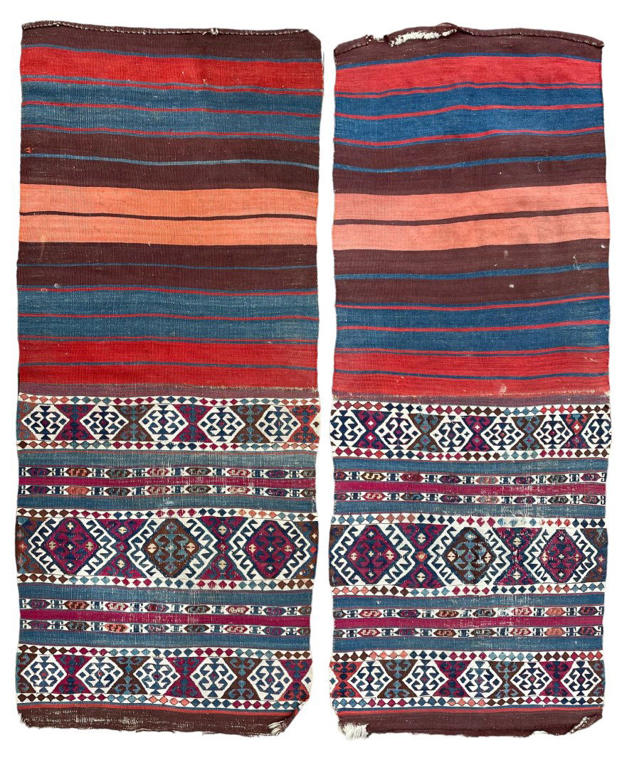 Pair of Antique Reyhanli Kilim Hurc / Hurk  Bags Circa 1880 (1 of 12)