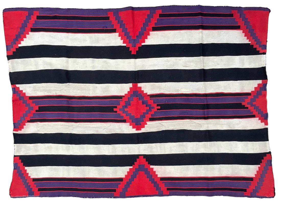 Antique Navajo Chief Blanket Circa 1880 Auction