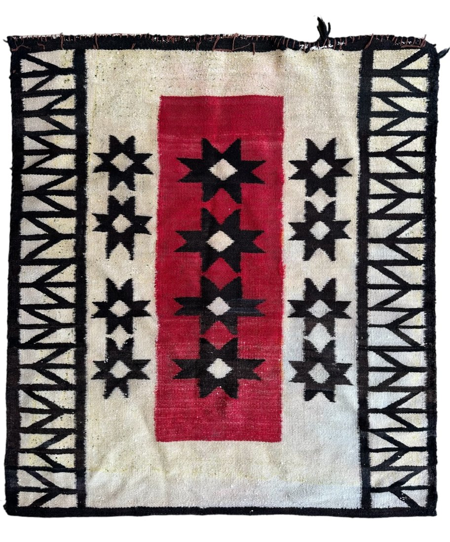 Antique Navajo Blanket, Wool on a cotton foundation, Circa 1890 (1 of 5)