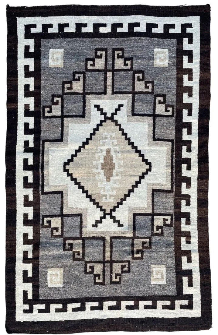 Antique Fine Navajo Rug, Wool on a Wool Foundation, Circa 1910 (1 of 6)