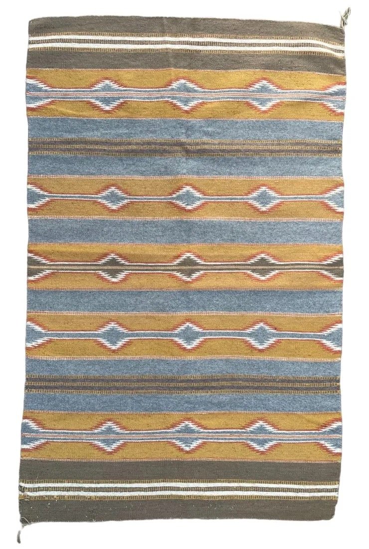 Very Fine Decorative Navajo Wool Rug, Circa 1960 (1 of 5)