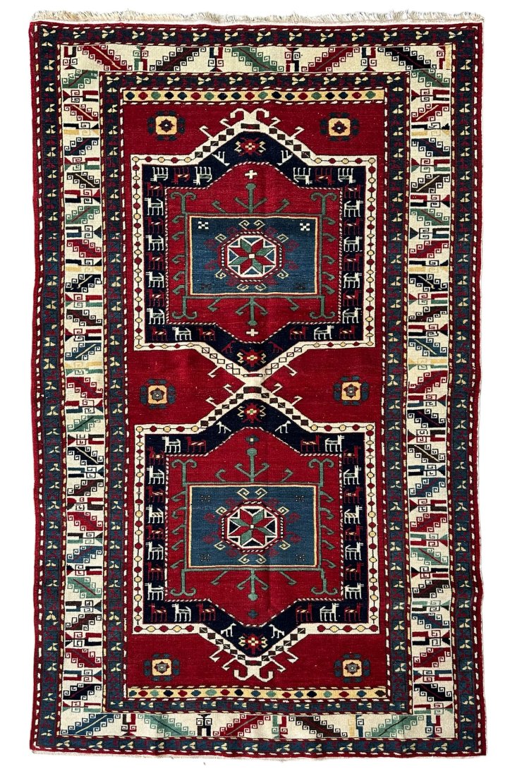 Semi Antique Shirvan Caucasian Rug, Circa 1930 (1 of 10)