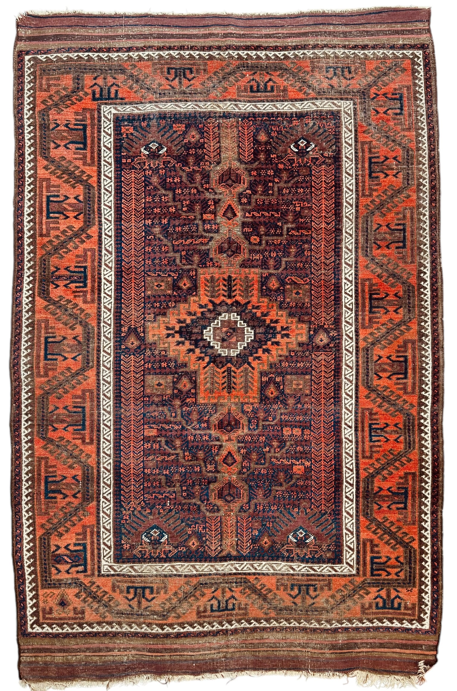 Antique Baluch Rug Wool On A Wool Foundation Circa. 1880 (1 of 9)