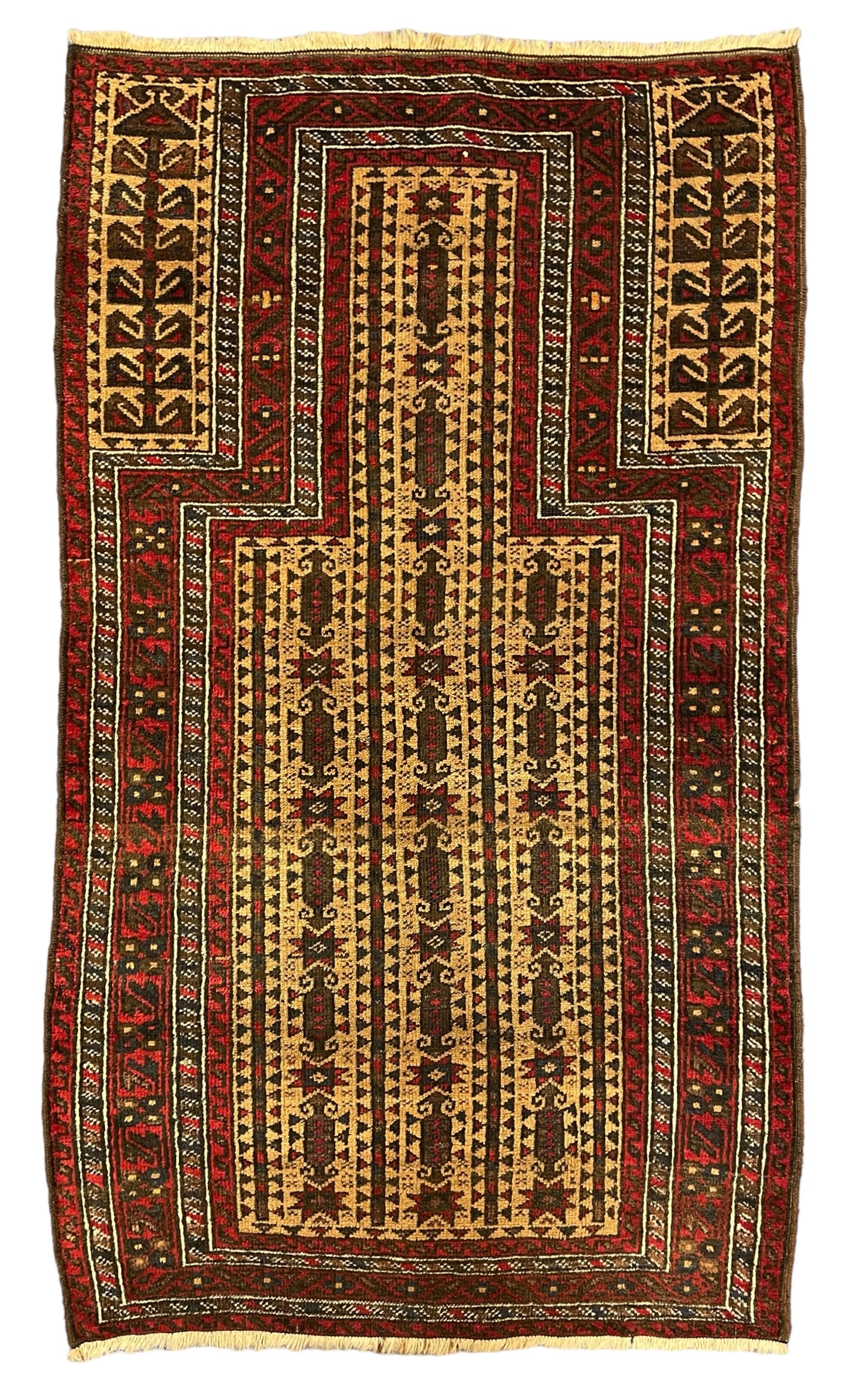 Antique Baluch Rug Wool On A Wool Foundation Circa. 1940 (1 of 5)