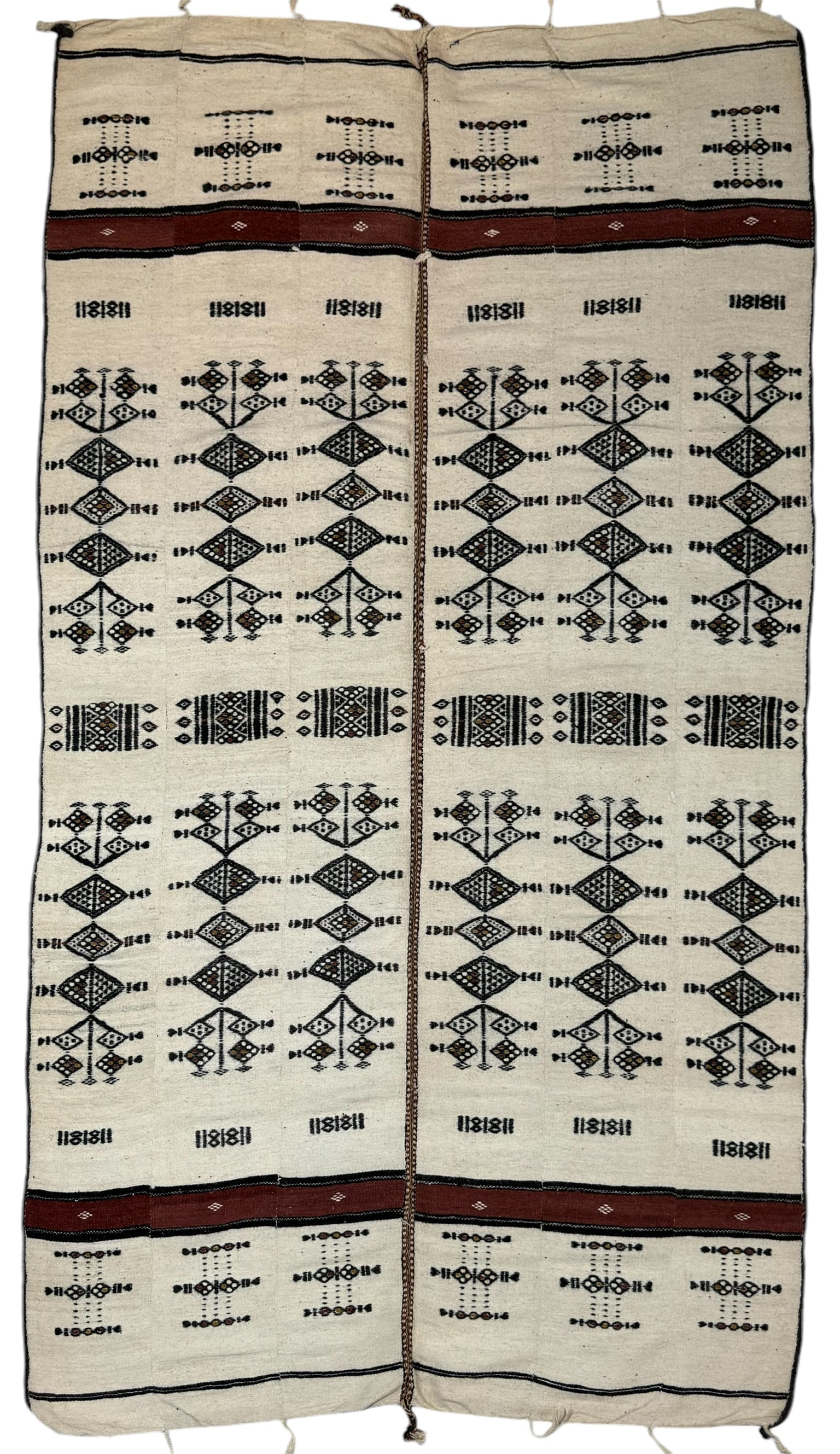 Fulani Wool Kilim - Blanket With Natural Colour Yarn (1 of 1)