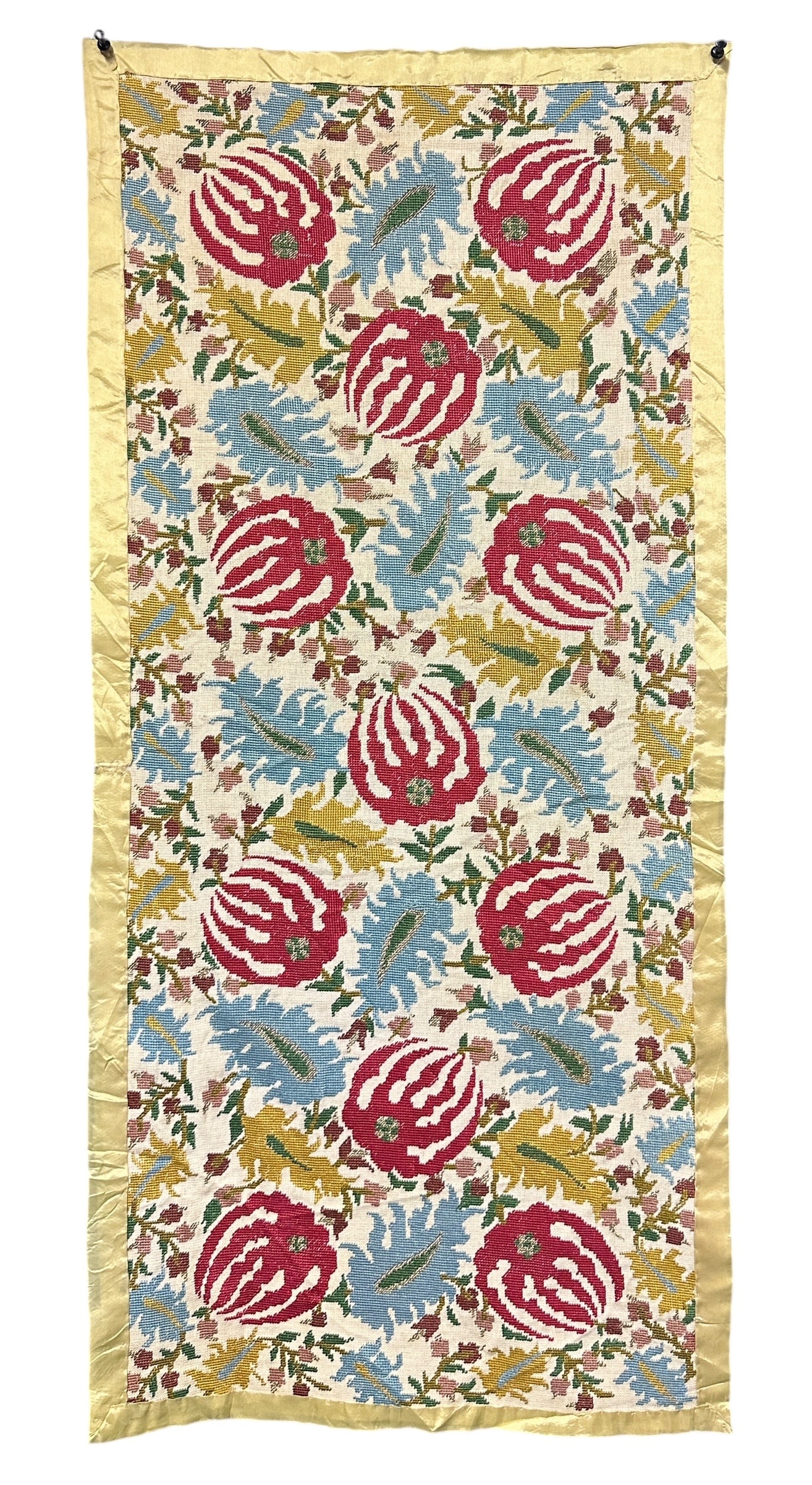 Antique Greek Embroidery using Silk with Metallic Thread - 19th Century: Antique Greek Embroidery using Silk with metallic thread. 19th Century. Size : 86 cms x 40 cms (34 ins x 16 ins). FREE PACKING AND SHIPPING UK/Worldwide for any quantity of Sold items listed on an inv