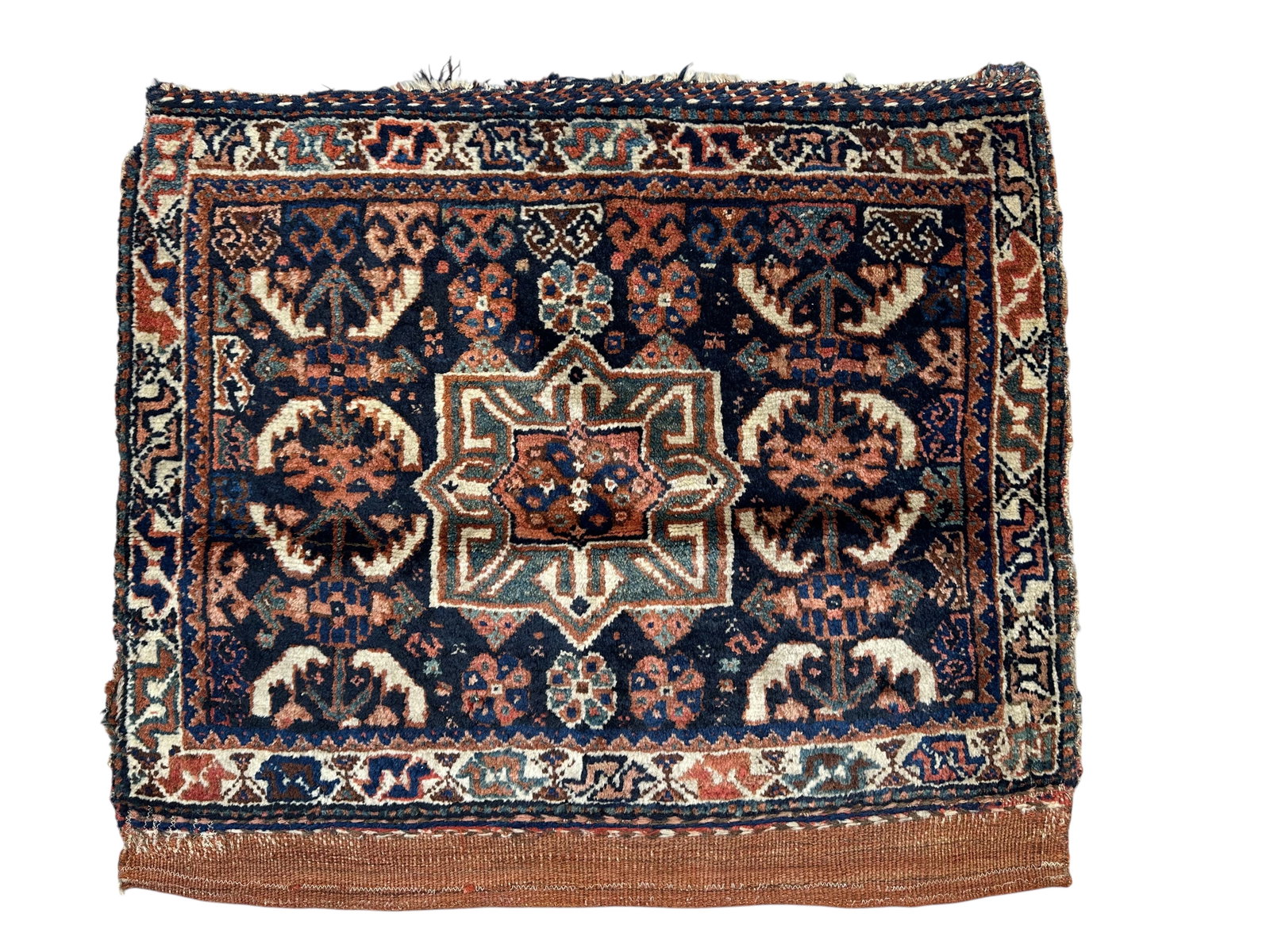 Antique Khamseh Bag Face Wool On Wool Foundation Circa 1900 (1 of 5)