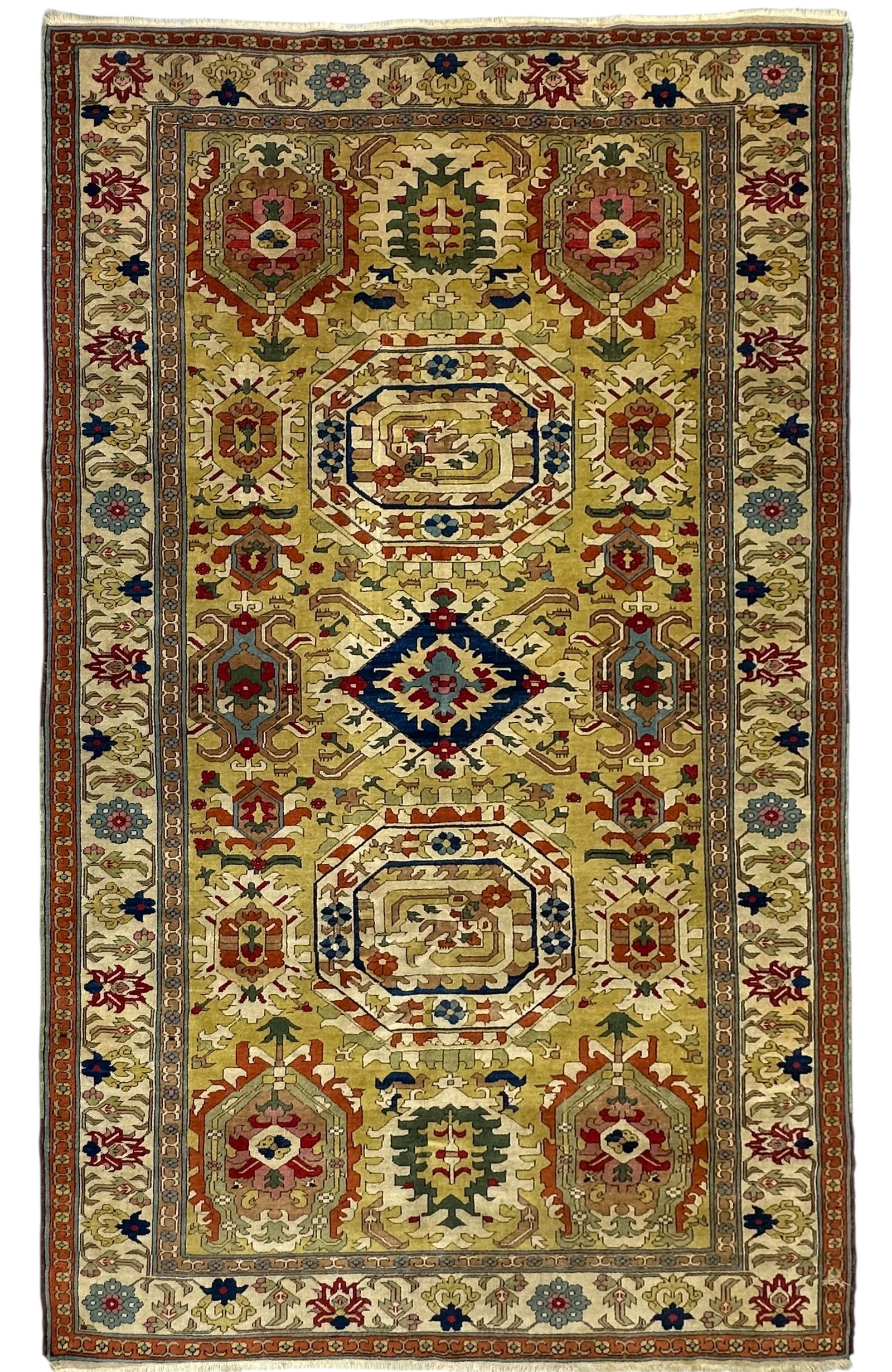 Antique Tuduk | Tuduc Rug, Azerbaijani Dragon Motifs, Wool On A Wool Foundation, Circa 1925 (1 of 7)