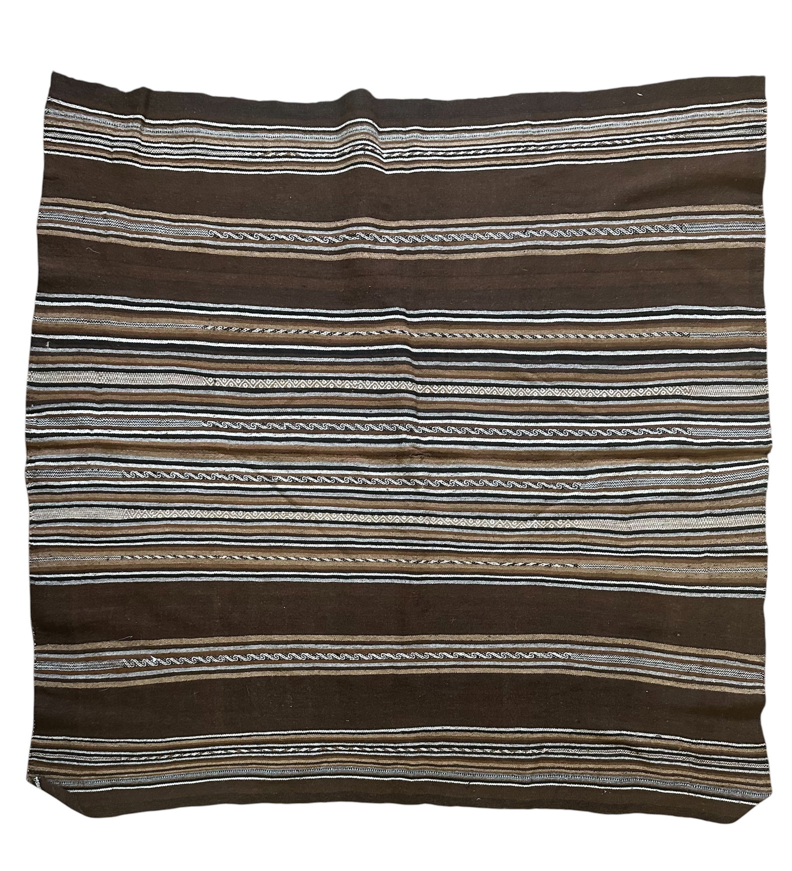 Aymara Woman's Ahuayo Mantle: Aymara Woman's Ahuayo Mantle good condition. Last Quarter of 19th Century. Size: 127 cms x 122 cms (50 ins x 48 ins). The Aymara are an indigenous people living in Bolivia, Peru and Chile, mainly in t