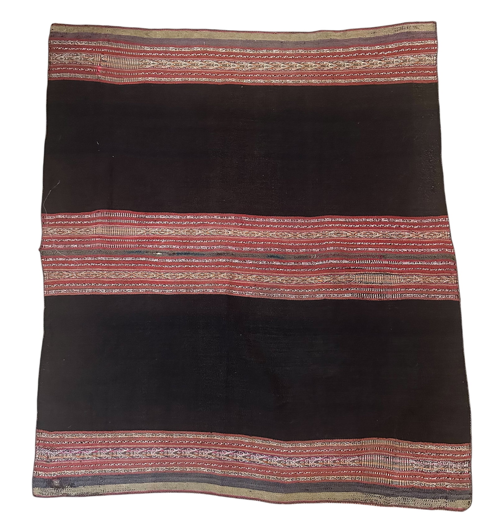 Antique Bolivian Aymara Wool Weave Textile: Antique Bolivian Aymara Wool Weave Textile good condition. Last Quarter of 19th Century. Size: 107 cms x 94 cms (42 ins x 37 ins). The Aymara are an indigenous people living in Bolivia, Peru and Chile