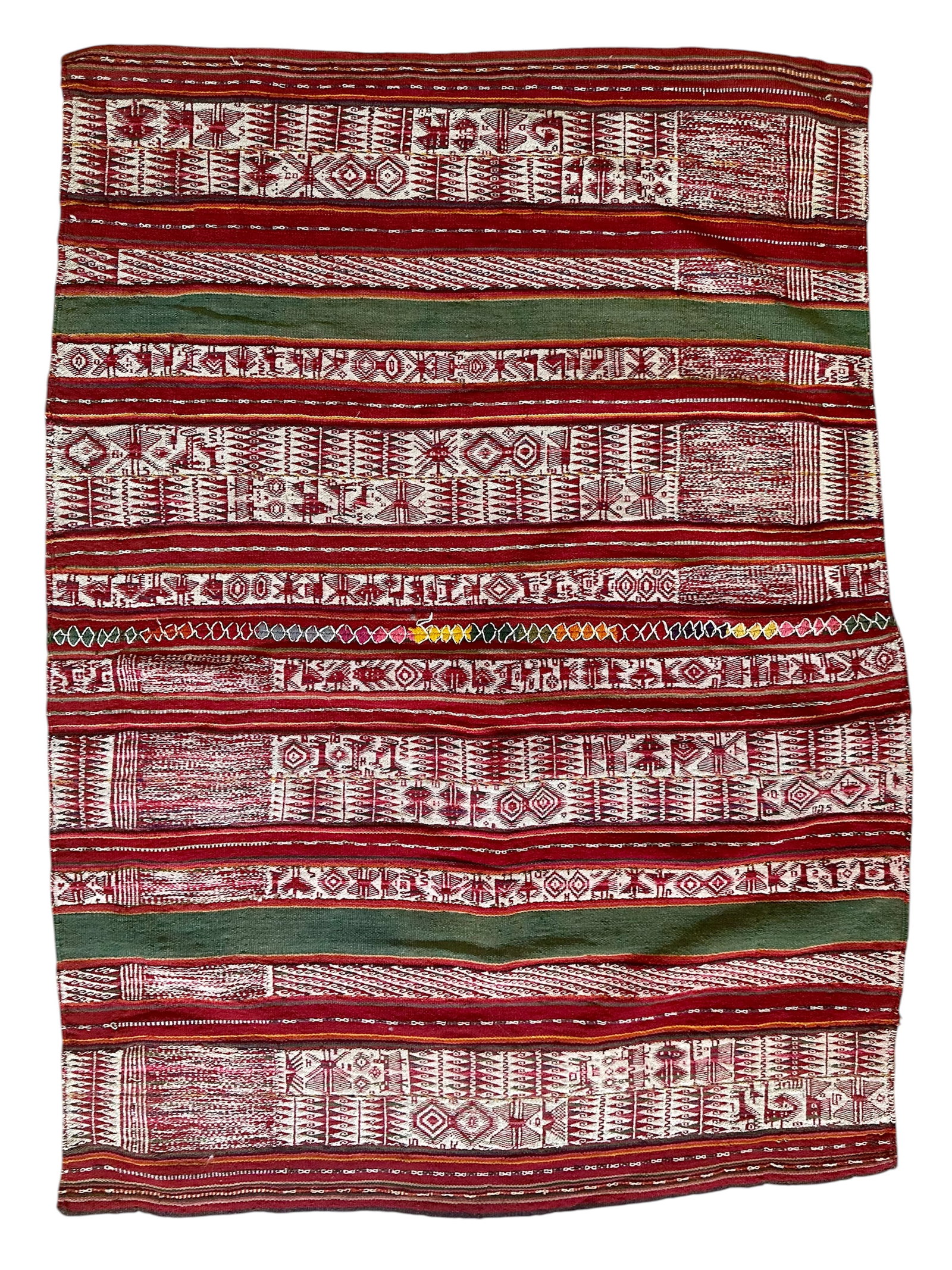 Antique Bolivian Aymara Wool Weave Textile: Antique Bolivian Aymara Wool Weave Textile good condition. Last Quarter of 19th Century. Size: 111 cms x 78 cms (43.7 ins x 30.7 ins). The Aymara are an indigenous people living in Bolivia, Peru and C