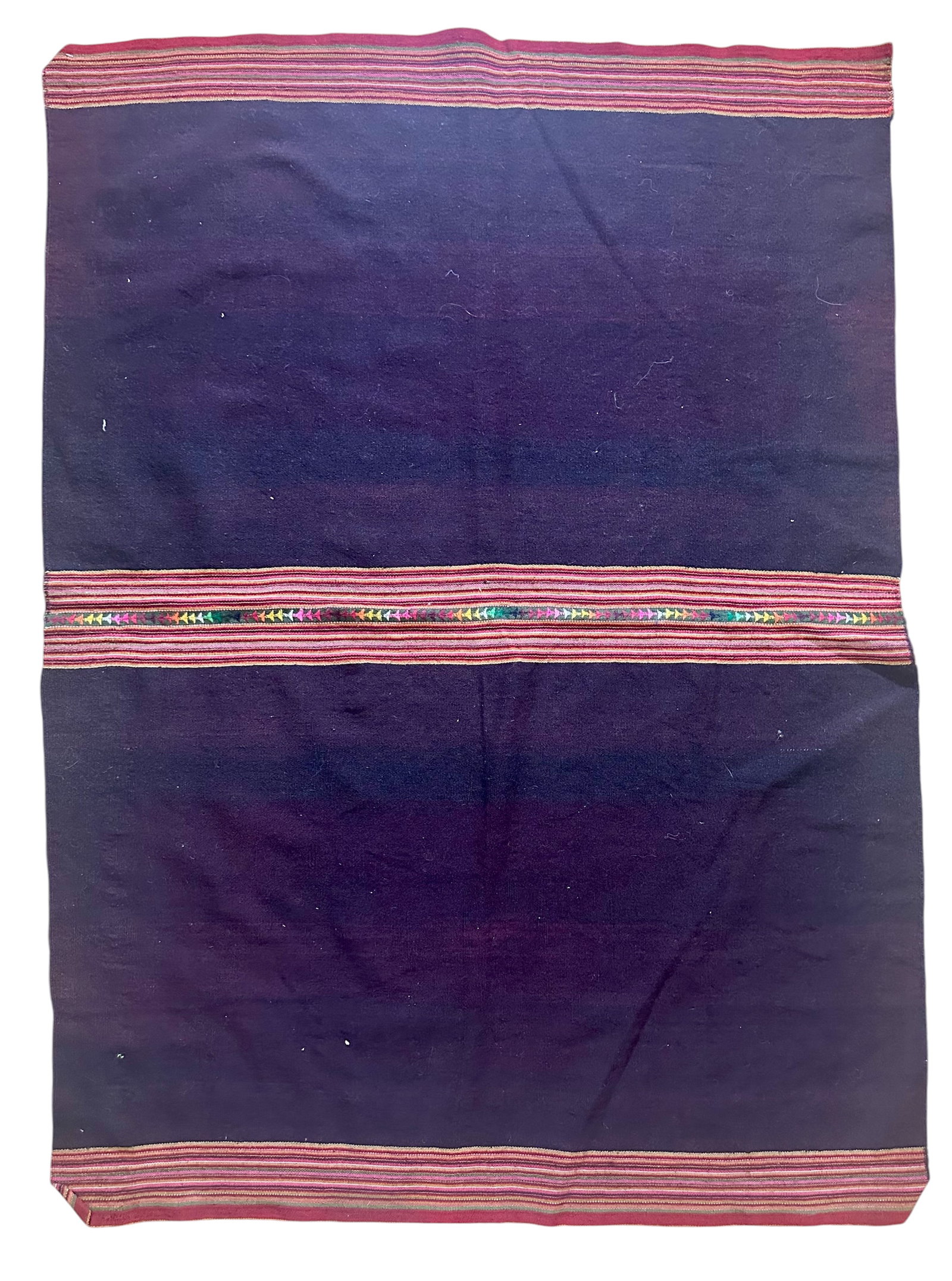 Antique Bolivian Aymara Wool Weave Textile: Antique Bolivian Aymara Wool Weave Textile good condition. Last Quarter of 19th Century. Size: 137 cms x 99 cms (54 ins x 39 ins). The Aymara are an indigenous people living in Bolivia, Peru and Chile