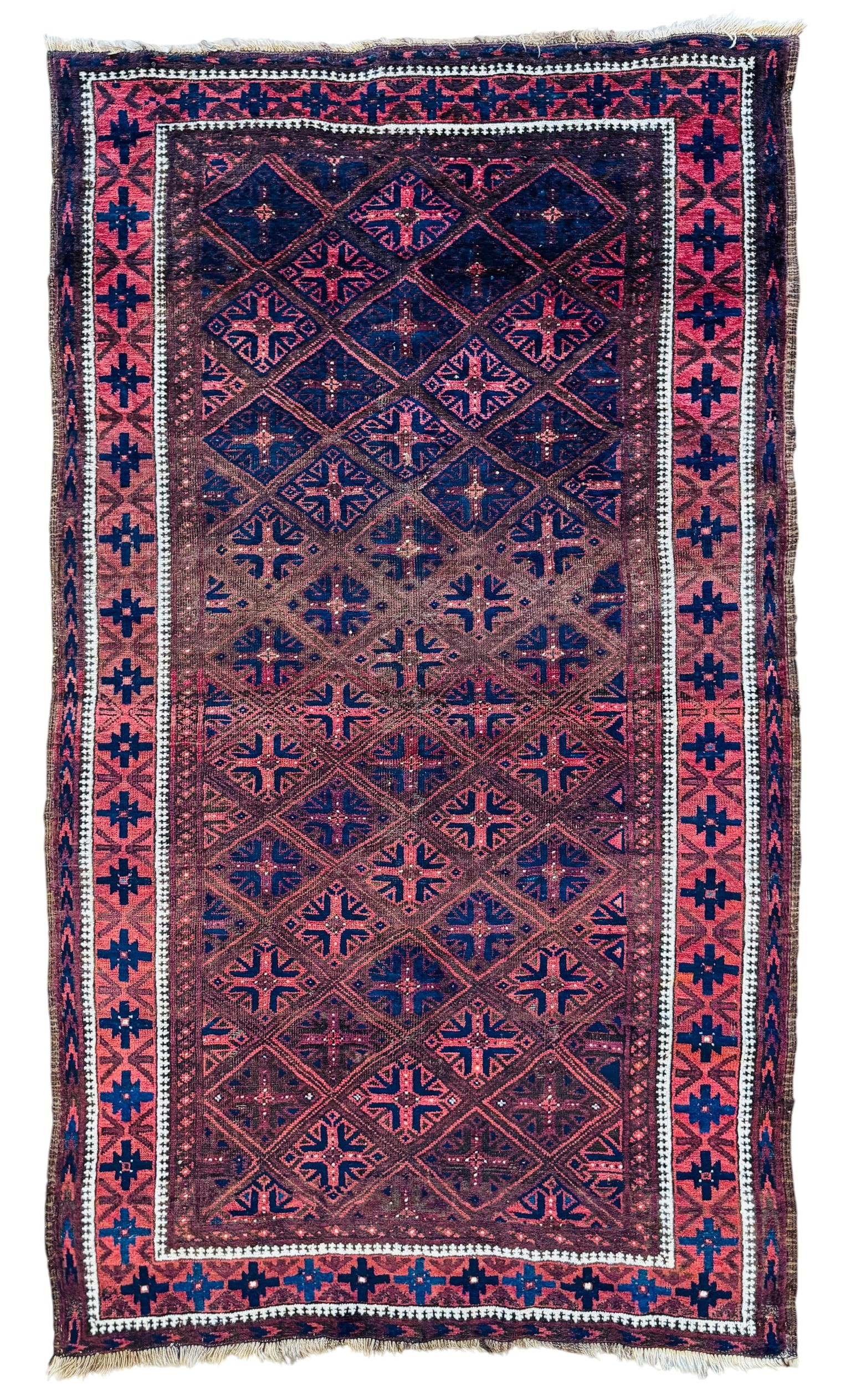 Antique Baluch Rug Wooln on Wool Foundation Circa 1890 (1 of 7)