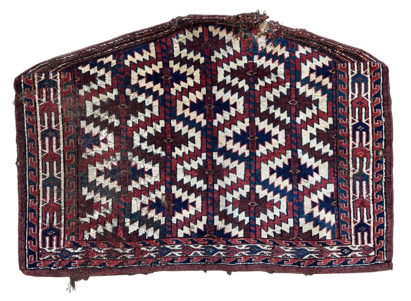 Antique Asmalyik Yamut Turkoman Wool On Wool Foundation Circa 1890 (1 of 10)