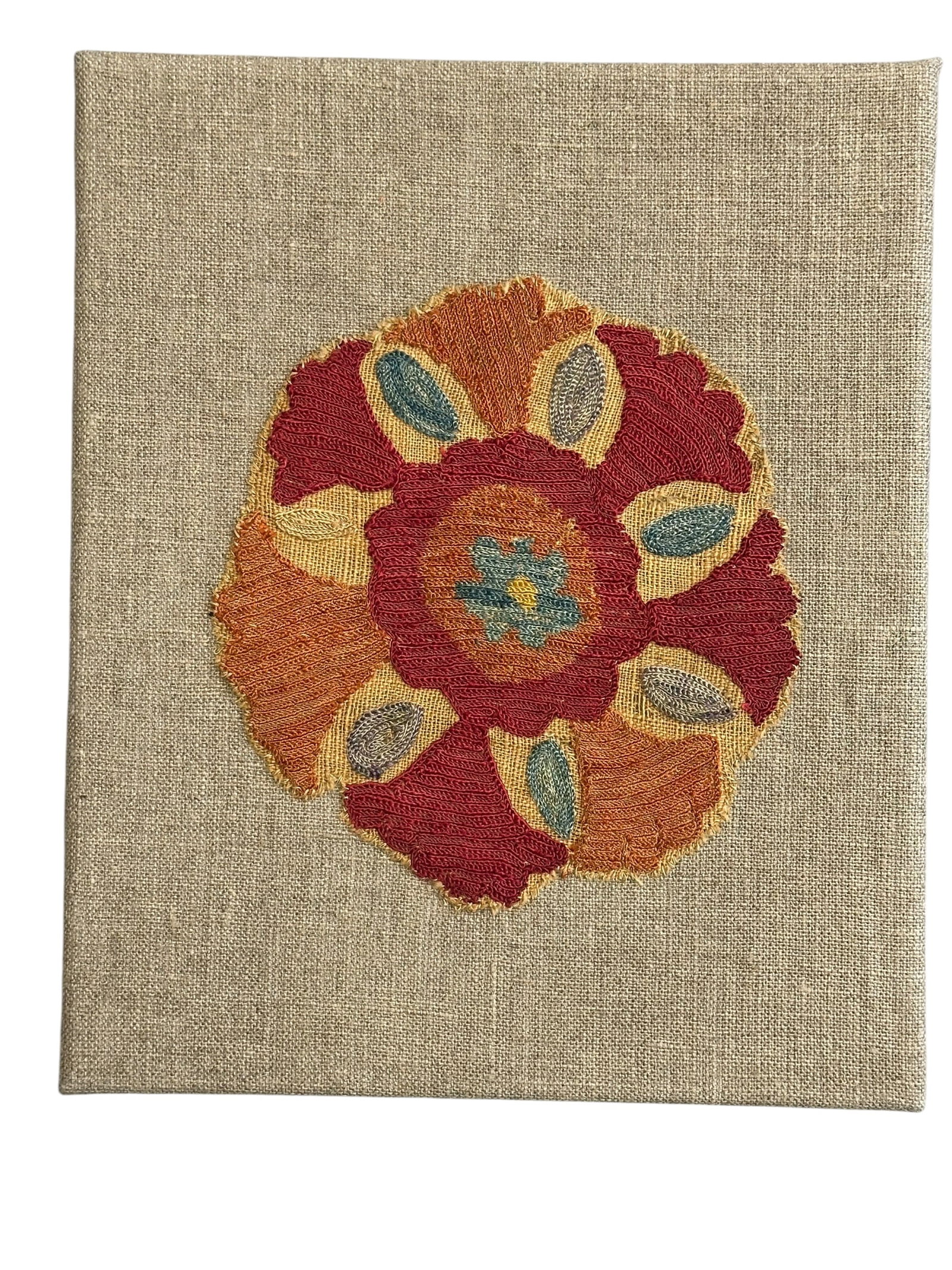 Antique Decorative Silk On Cotton Silk Suzani Fragment Framed Corca 1870: Antique Decorative Silk On Cotton Silk Suzani Fragment Framed Corca 1870. Size: 30 cm x 25 cm (12 ins x 10 ins). TORG AUCTIONS offers bespoke packing and international and domestic shipping logistics 
