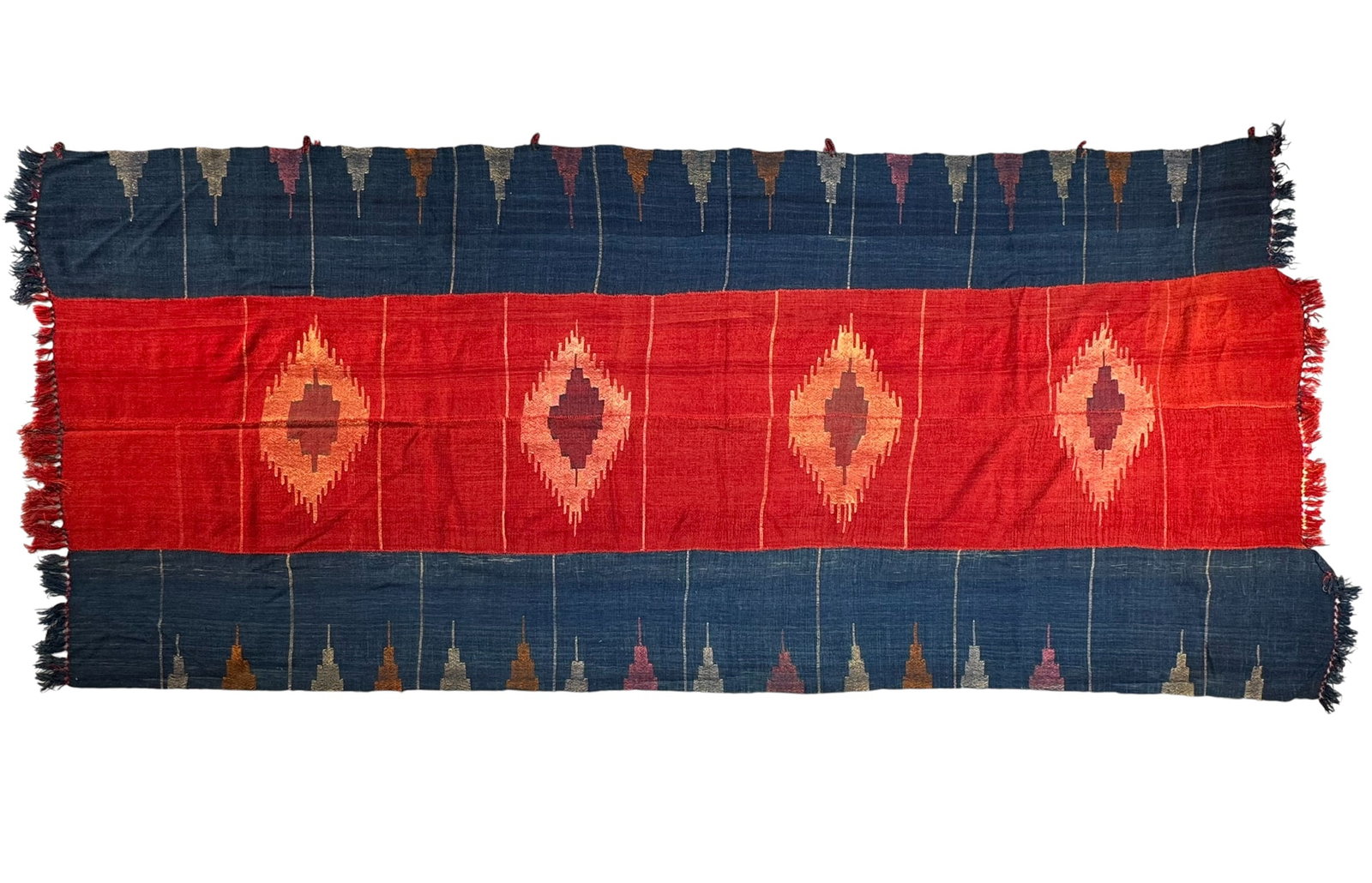 Antique Large Decorative Kurdish Afrin Aleppo Kilim Wool On Wool Foundation Circa 1920 (1 of 6)