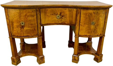 Antique Empire Serpentine Sideboard