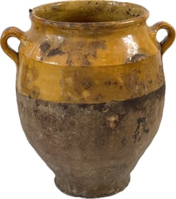 19th Century French Terracotta Confit Pot