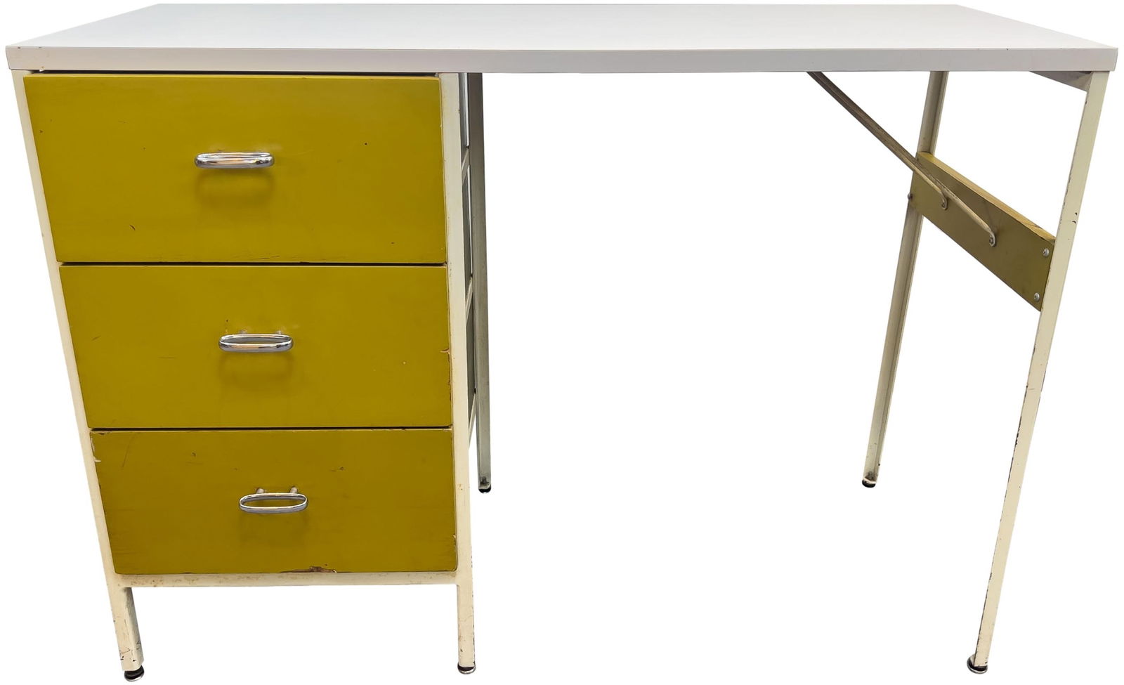 George Nelson For Herman Miller Vintage Steel Desk (1 of 13)