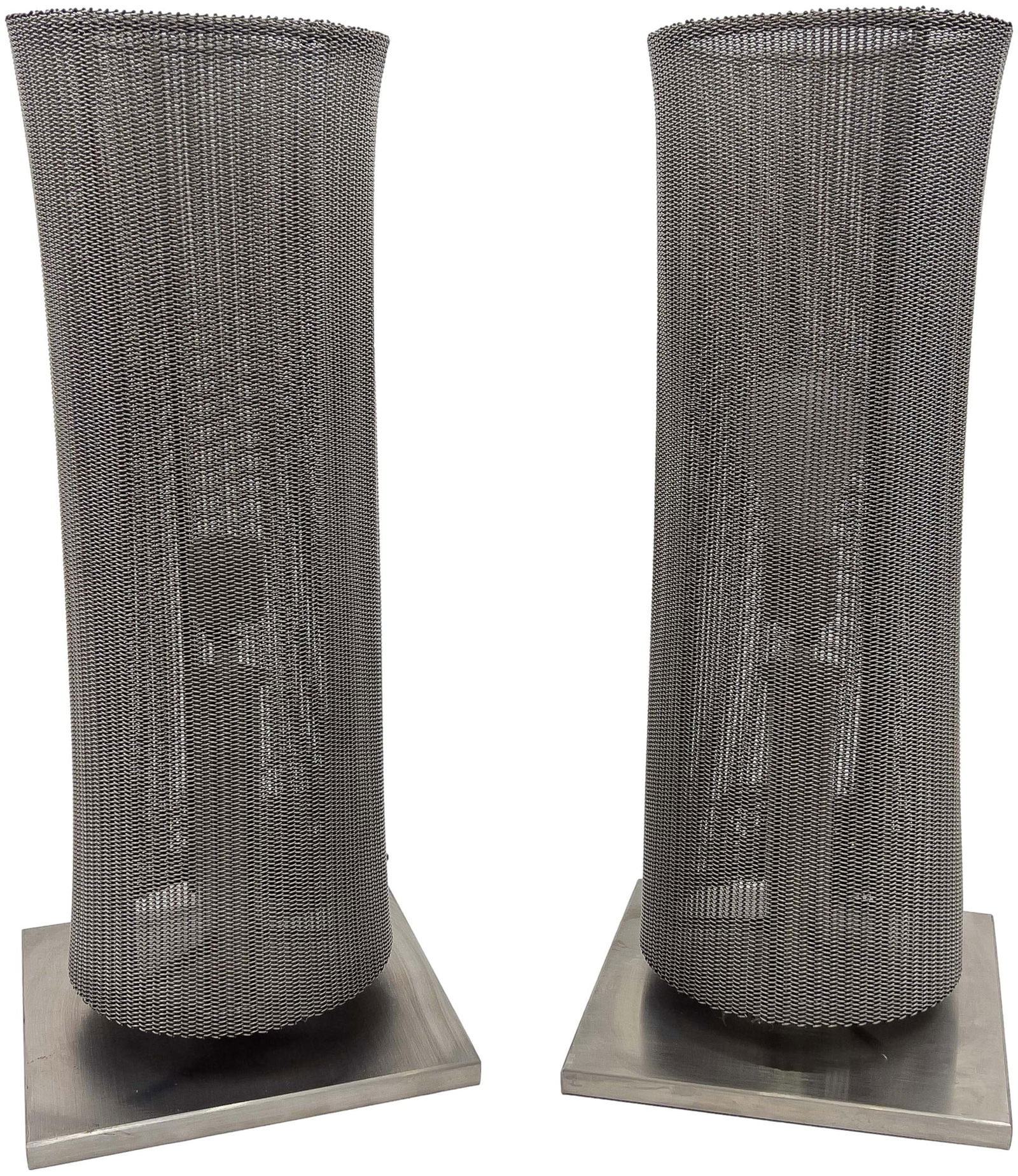 Mesh Cylinder Table Lamps by Automatic, Inc., Chicago (1 of 14)