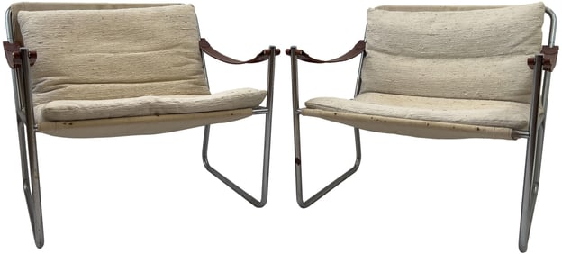 Pair of Mid-Century Modern Sling Chairs