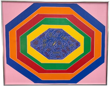 Geometric Abstract Oil on Canvas