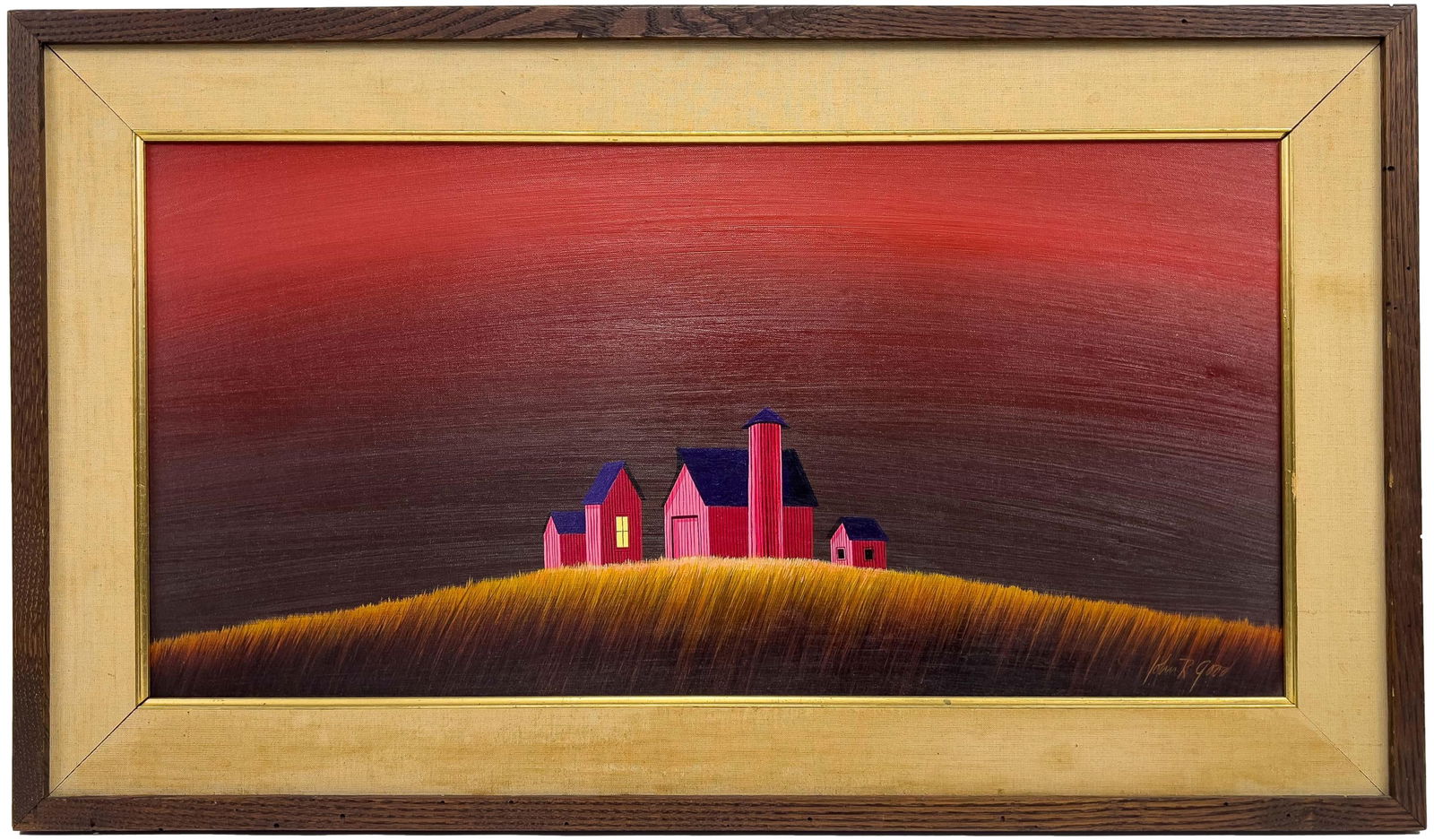 “Untitled (Farm on Hill)” by John R. Good (1 of 6)