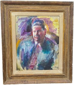 Portrait of a Man by Paul Georges (American, 1923–2002) - Oil on Canvas