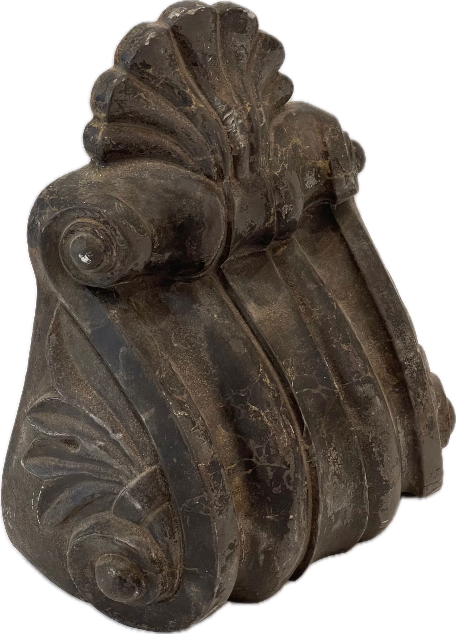 Antique Carved Marble Fireplace Key Stone (1 of 5)