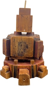 Large Industrial Wooden Foundry Pattern