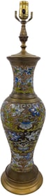 Cloisonné Enamel Vase Lamp