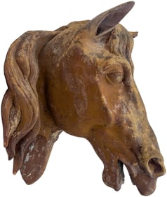 TerraCotta Horse Head Sculpture