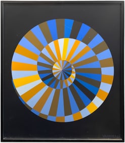 "Olympia, 1972" Screenprint by Victor Vasarely