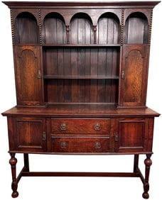 Antique English Oak Sideboard
