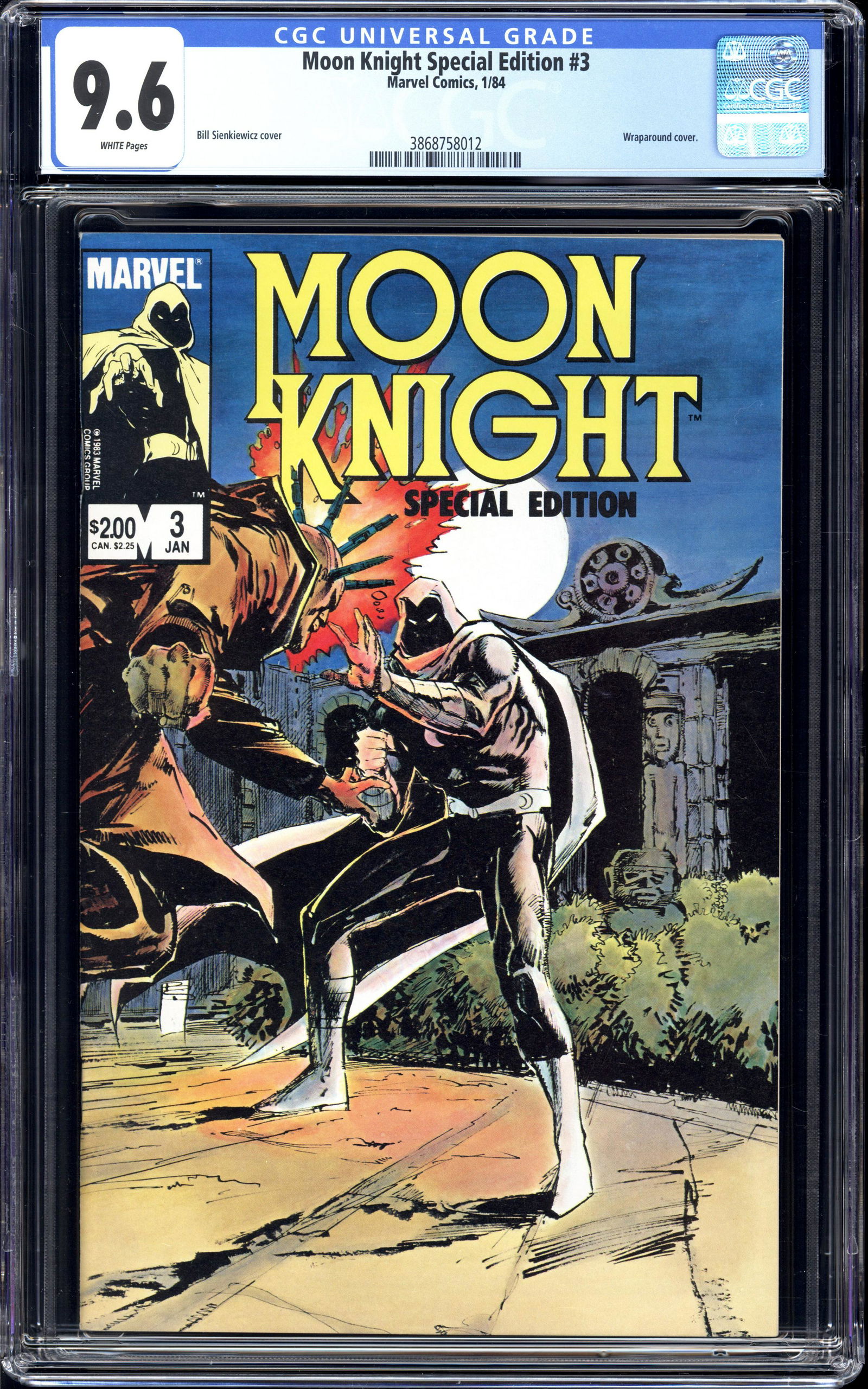 Moon Knight Special Edition #3 CGC 9.6 Wraparound cover (1 of 2)